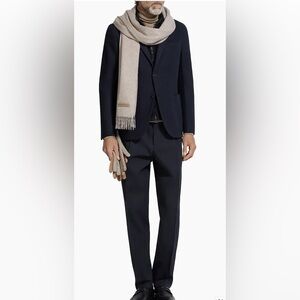 Ermenegildo Zegna Navy Wool Sport Jacket  Sz 44 R